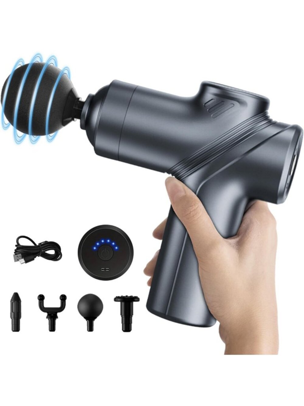 Deep Tissue Massage Gun, Mini Muscle Massager for Pain Relief & Recovery